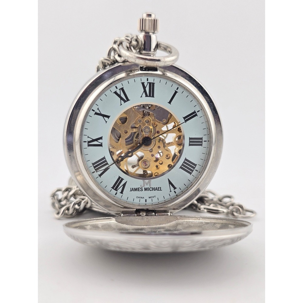 James Michael Skeleton Pocket Watch